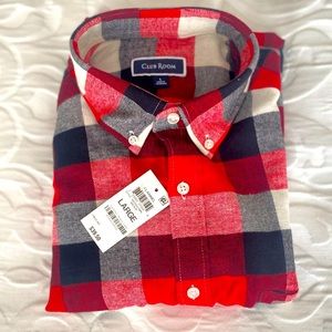 Brand New Club Room Flannel Long Sleeve